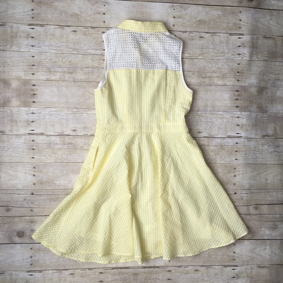 Charming Charlie Yellow Check Vintage Picnic Dress - Picture 7 of 8